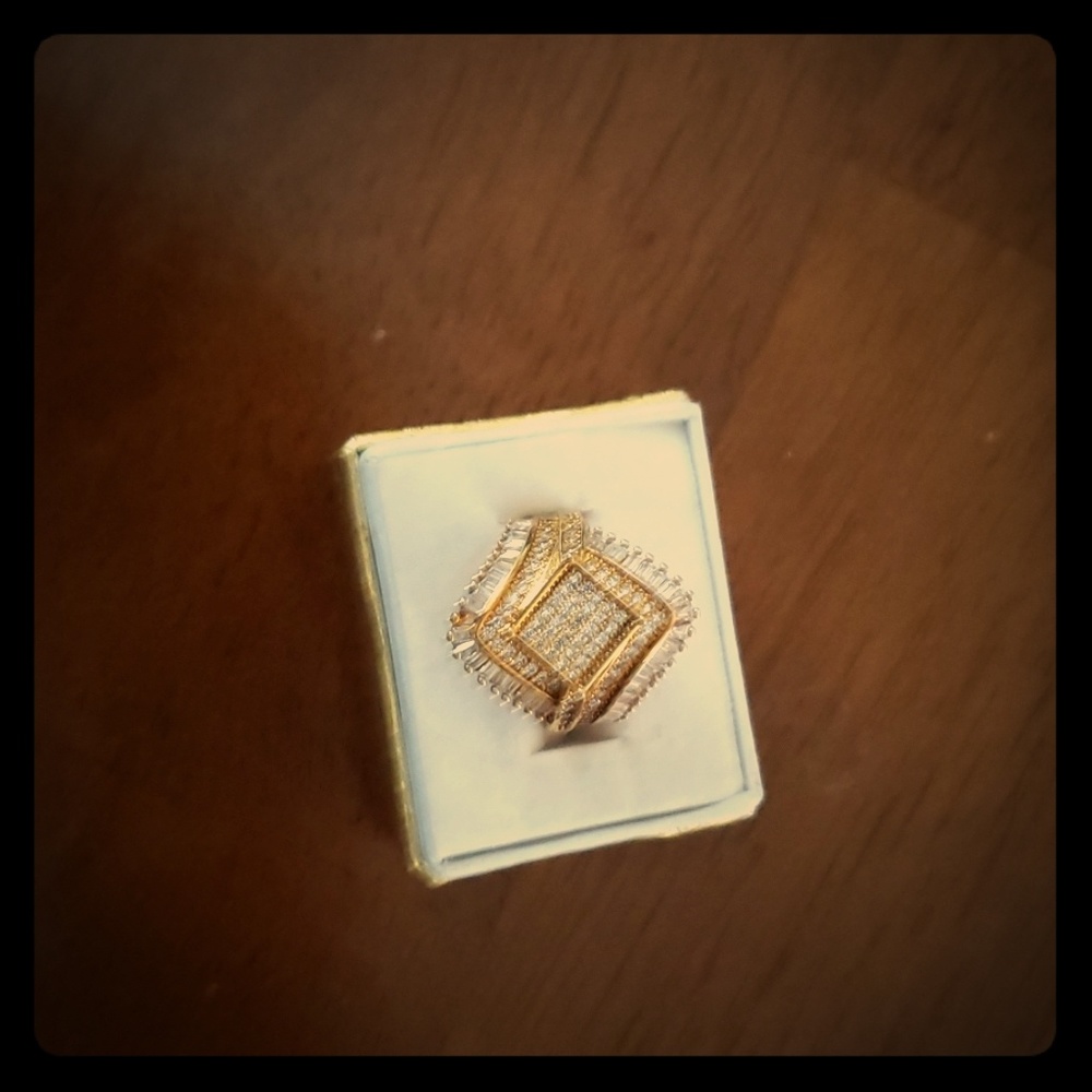 Vintage rose gold ring